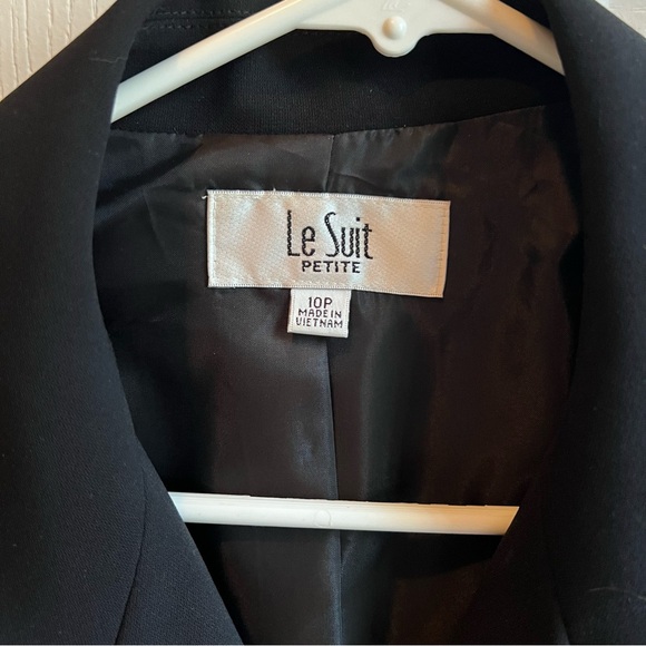 Le Suit Black Women's Blazer Size 10‎ Petite - Picture 3 of 5